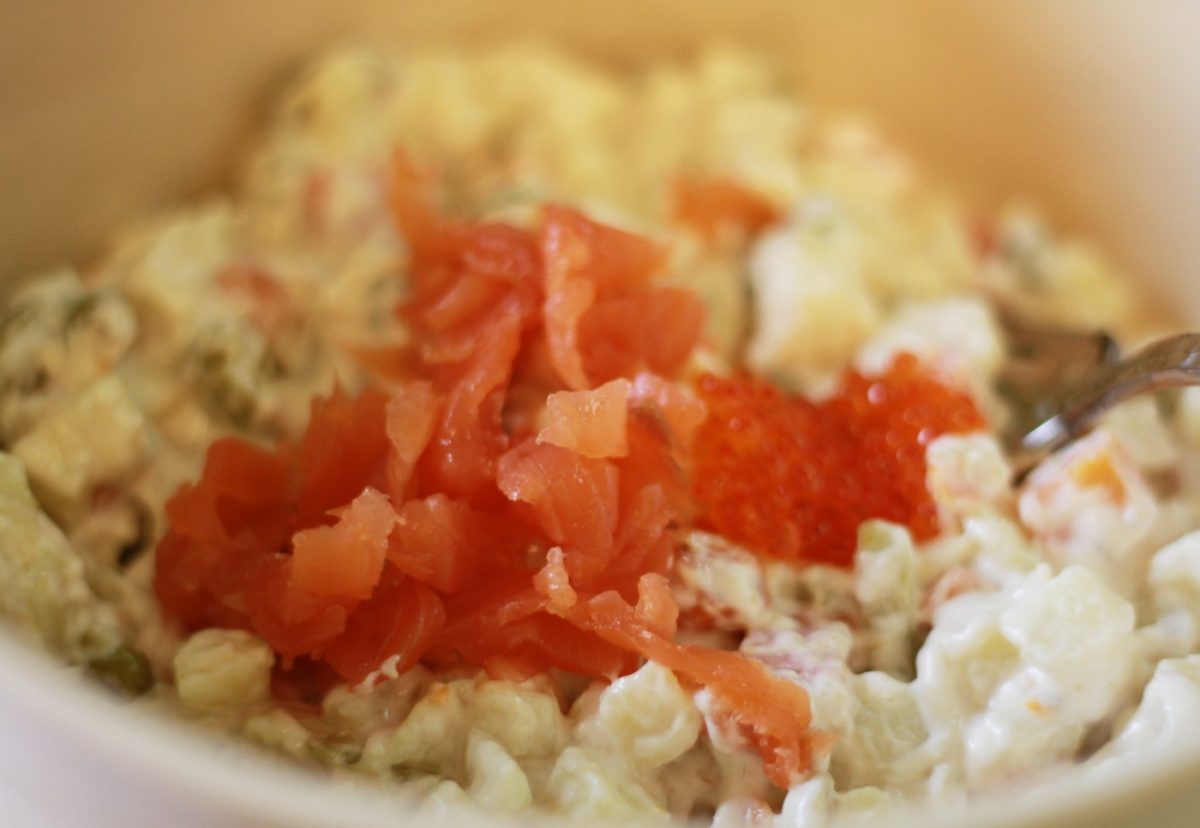 Ensaladilla de salmón ahumado