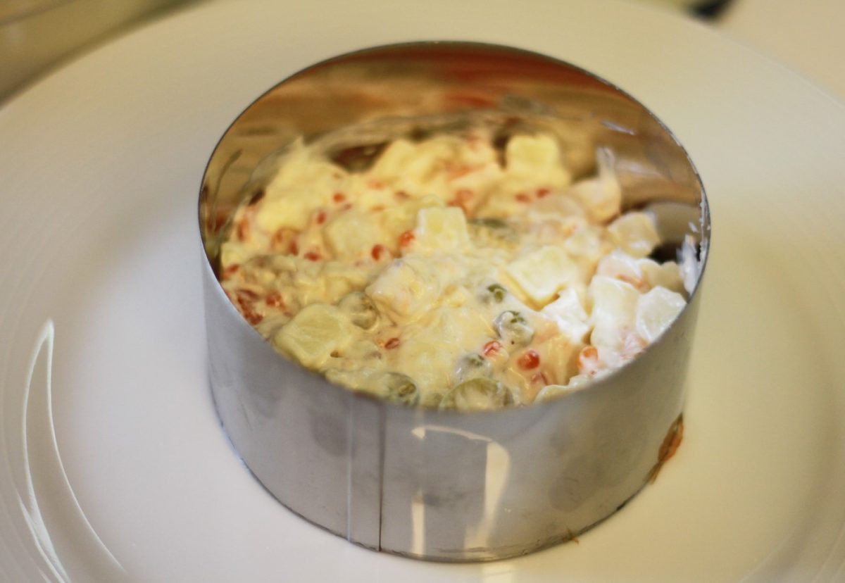 Ensaladilla de salmón ahumado