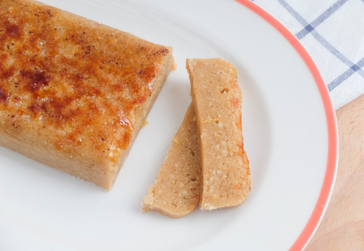 Turrón casero de yema