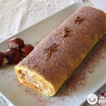 Brazo de gitano con crema de castañas