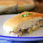 Merluza con muselina de ajo