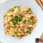 Chaulafan o arroz frito chino de pollo