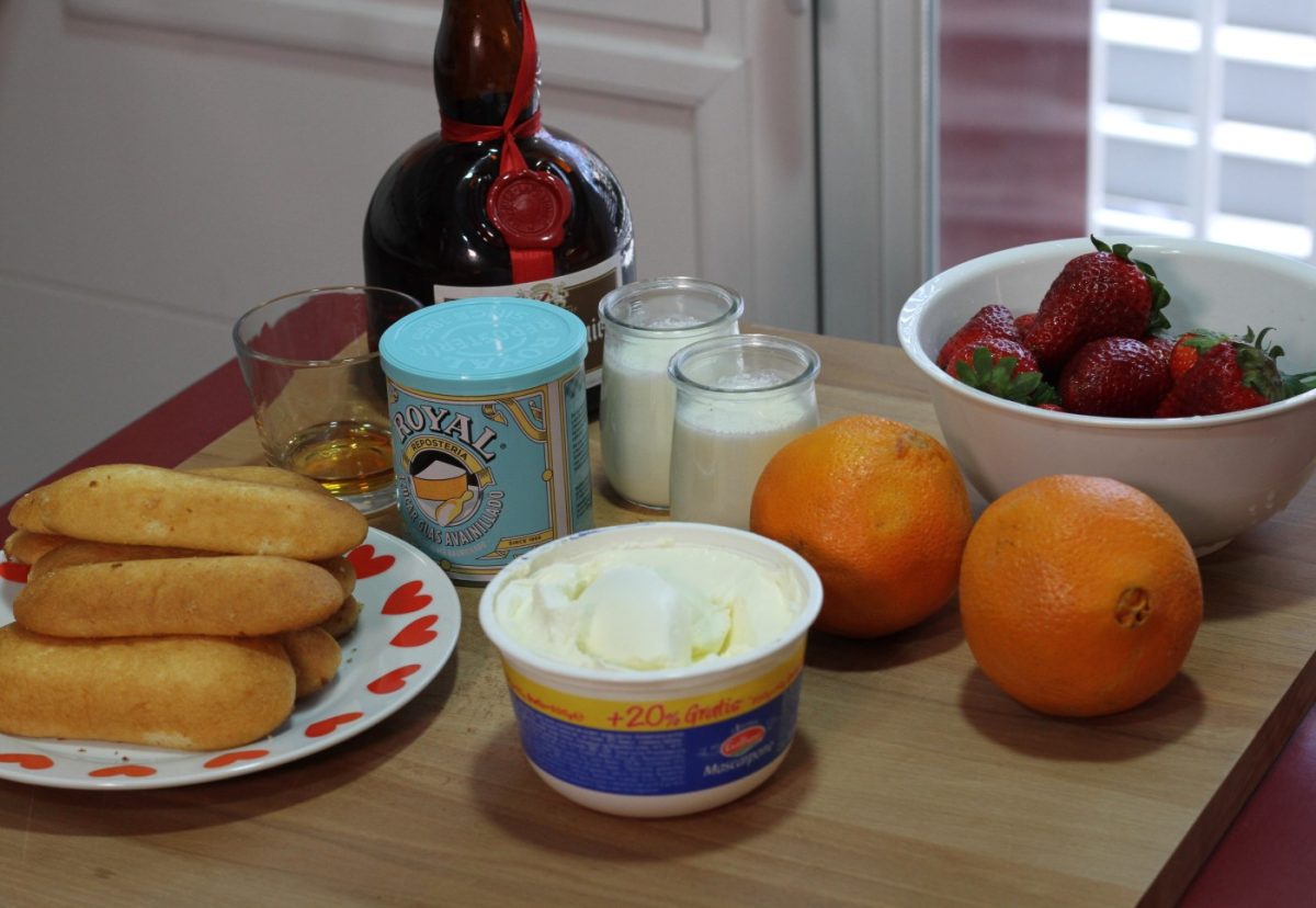 Tiramisú de fresas