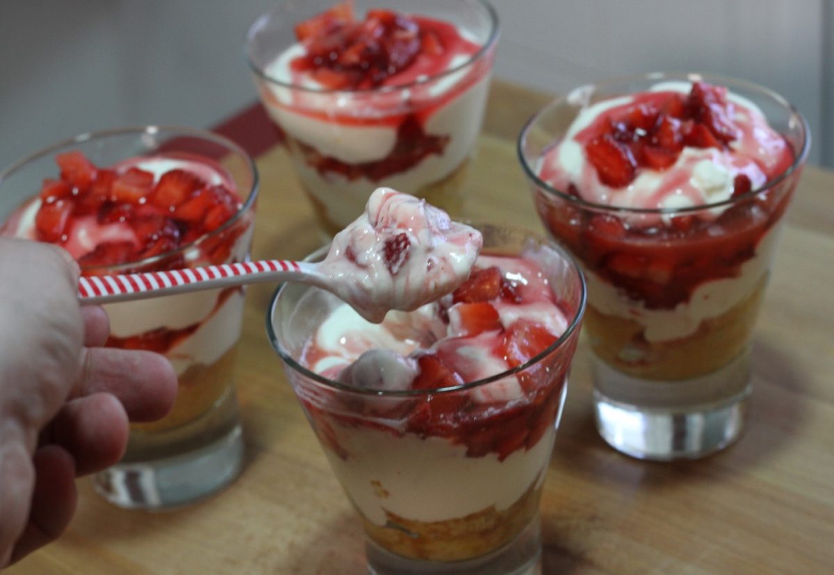 Tiramisú de fresas