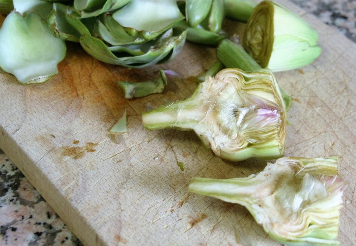 Alcachofas con jamón