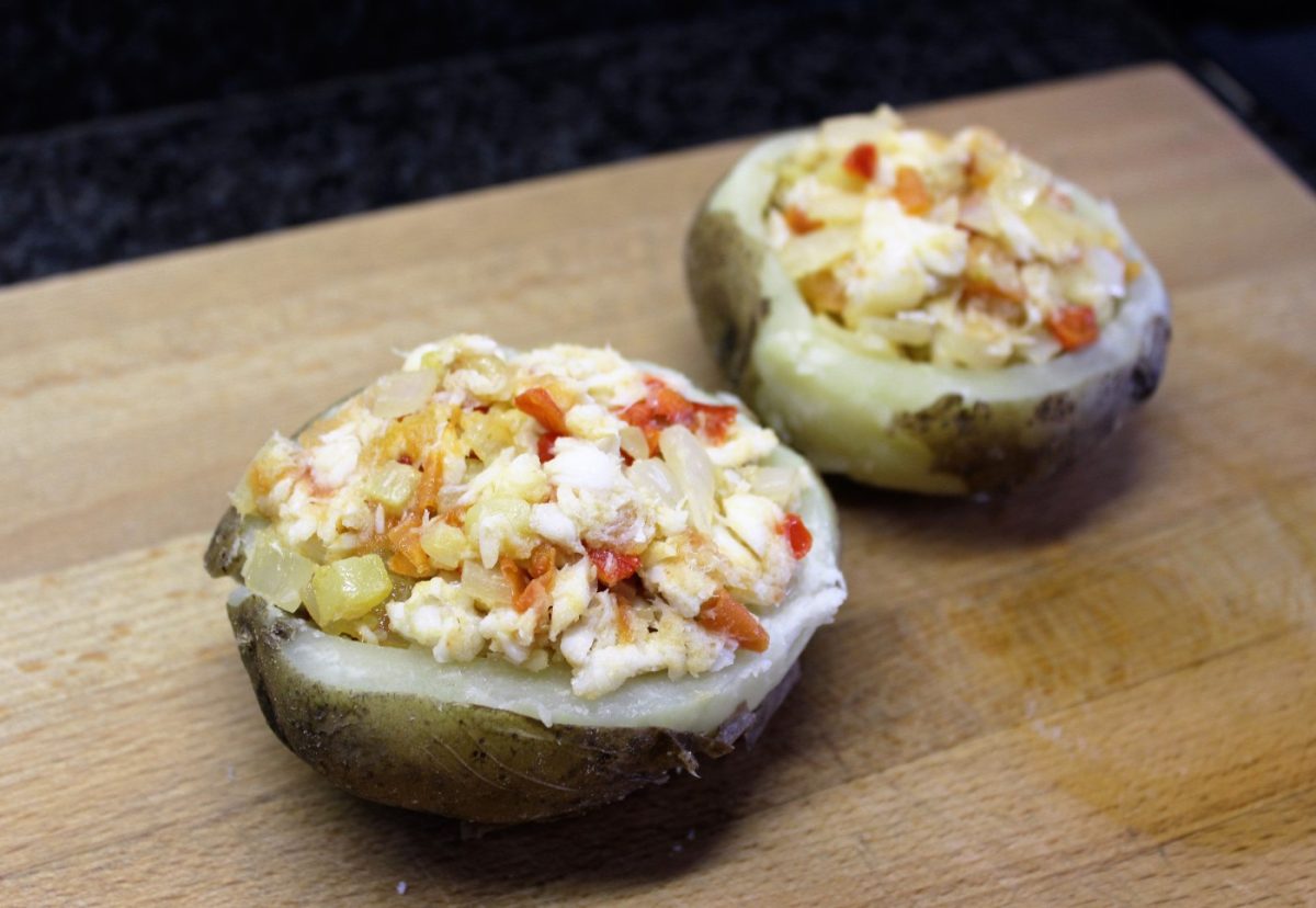 Patatas rellenas de pescado
