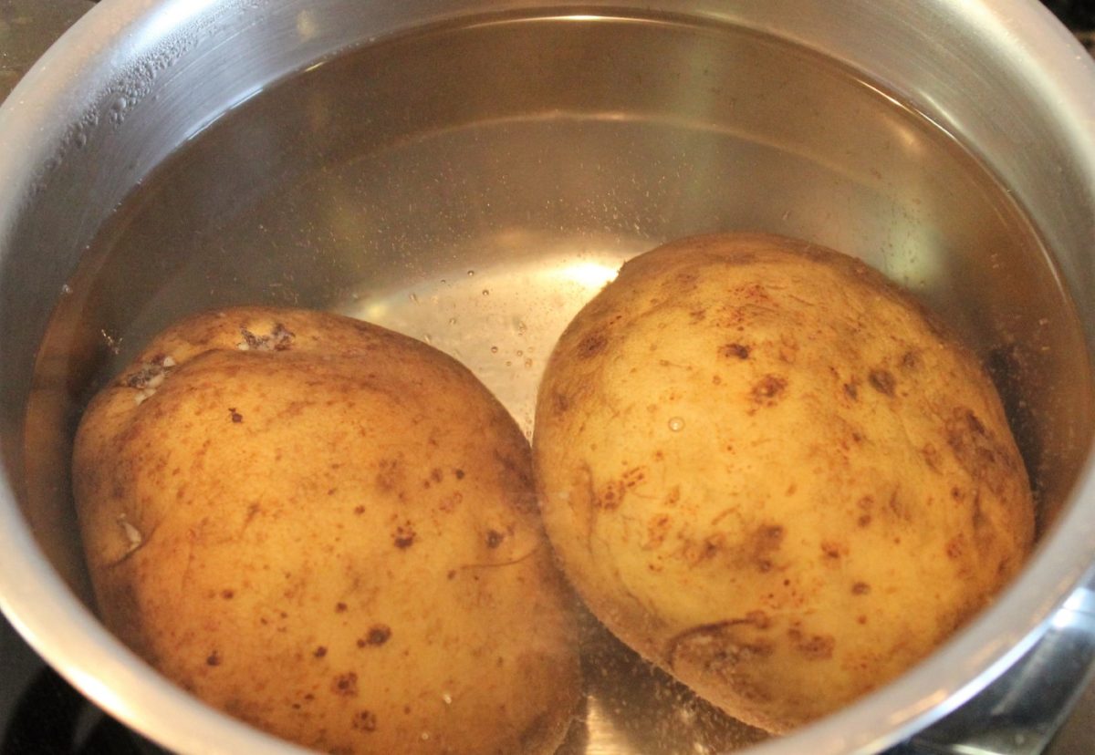 Patatas rellenas de pescado