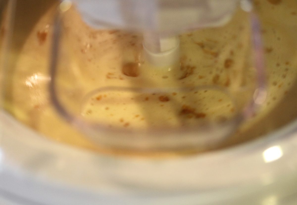 Helado casero de turrón