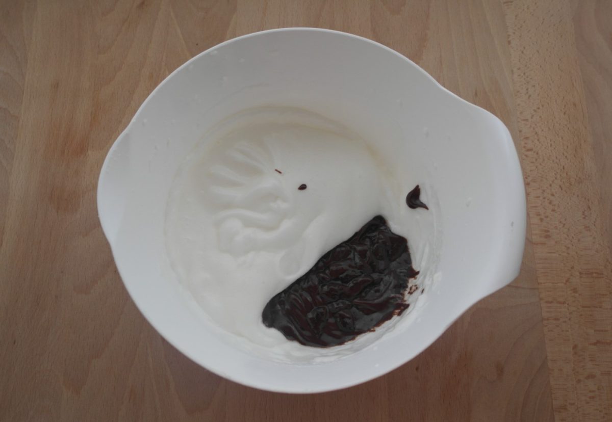 Mousse de chocolate a la naranja