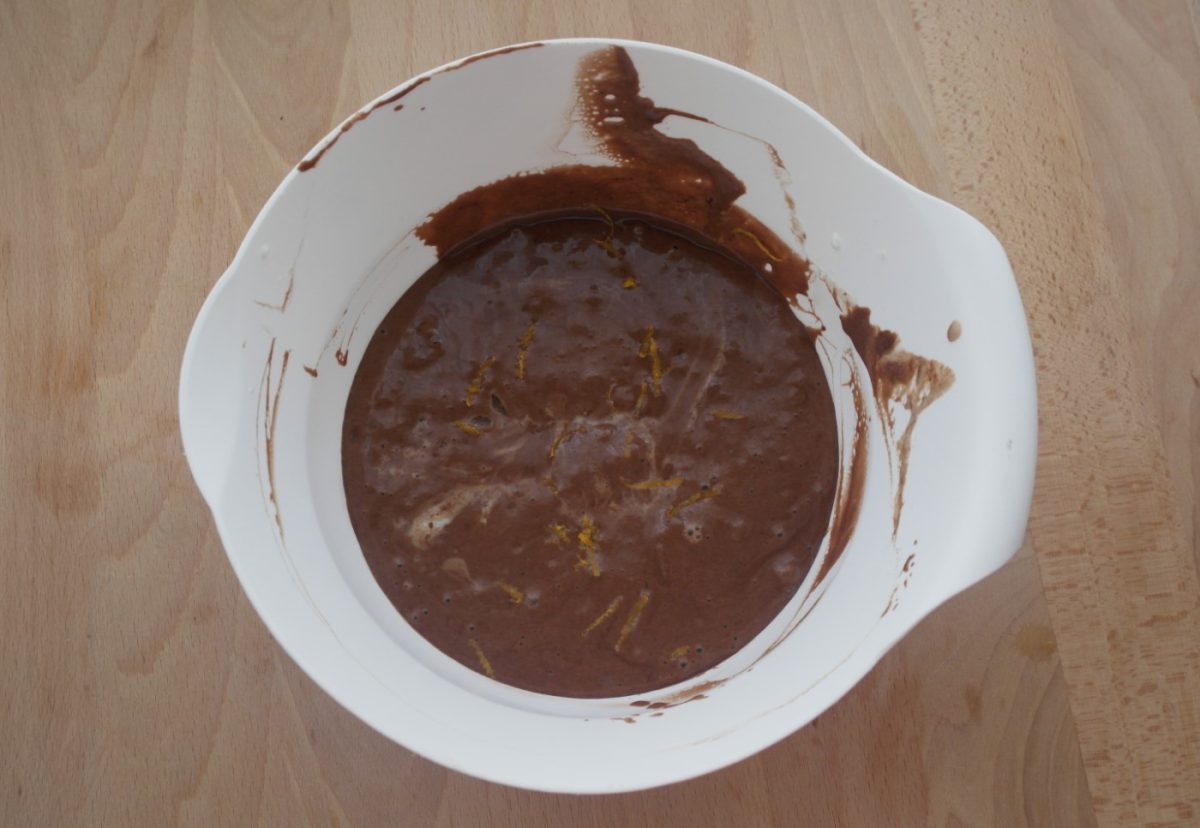 Mousse de chocolate a la naranja