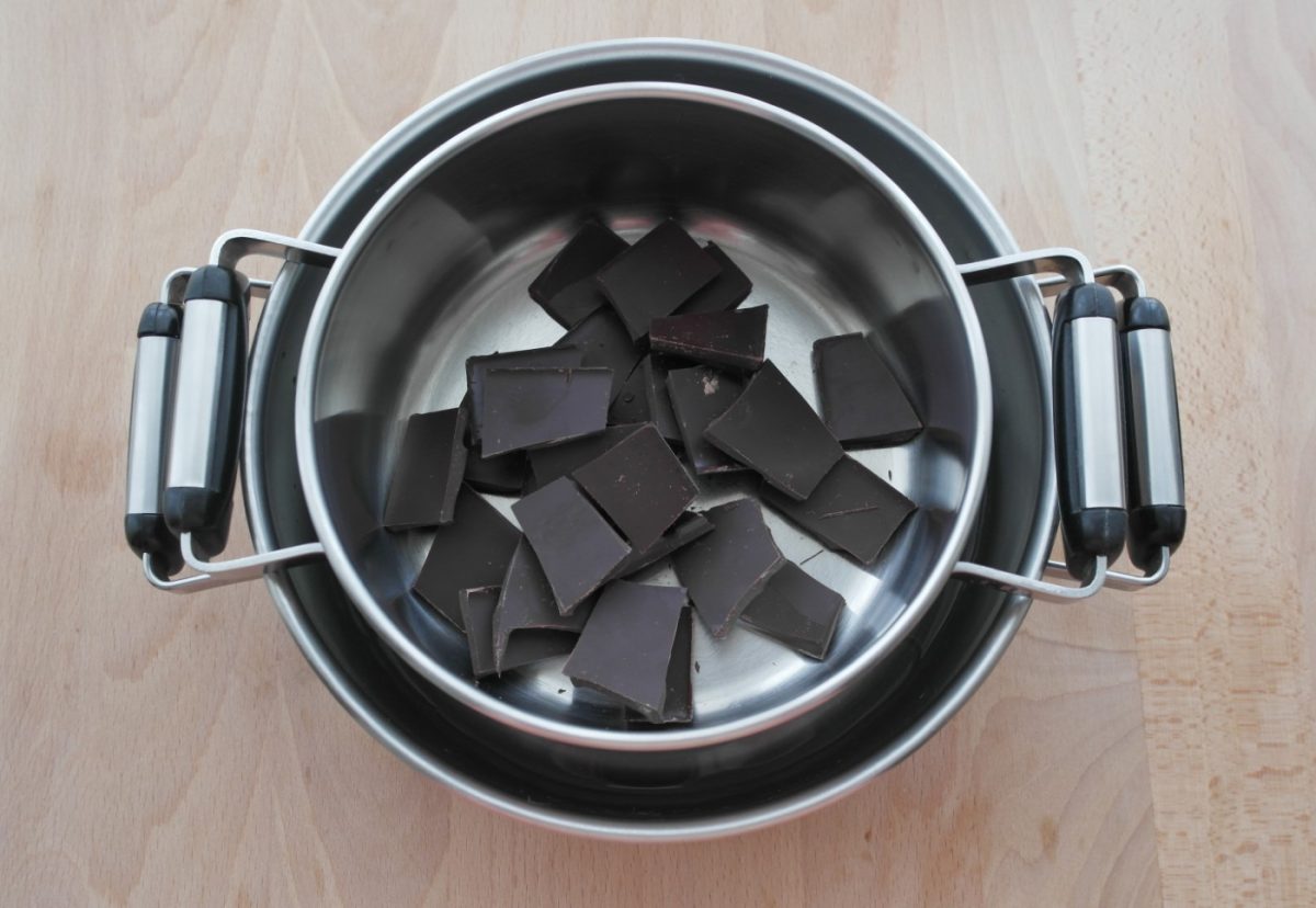 Mousse de chocolate a la naranja