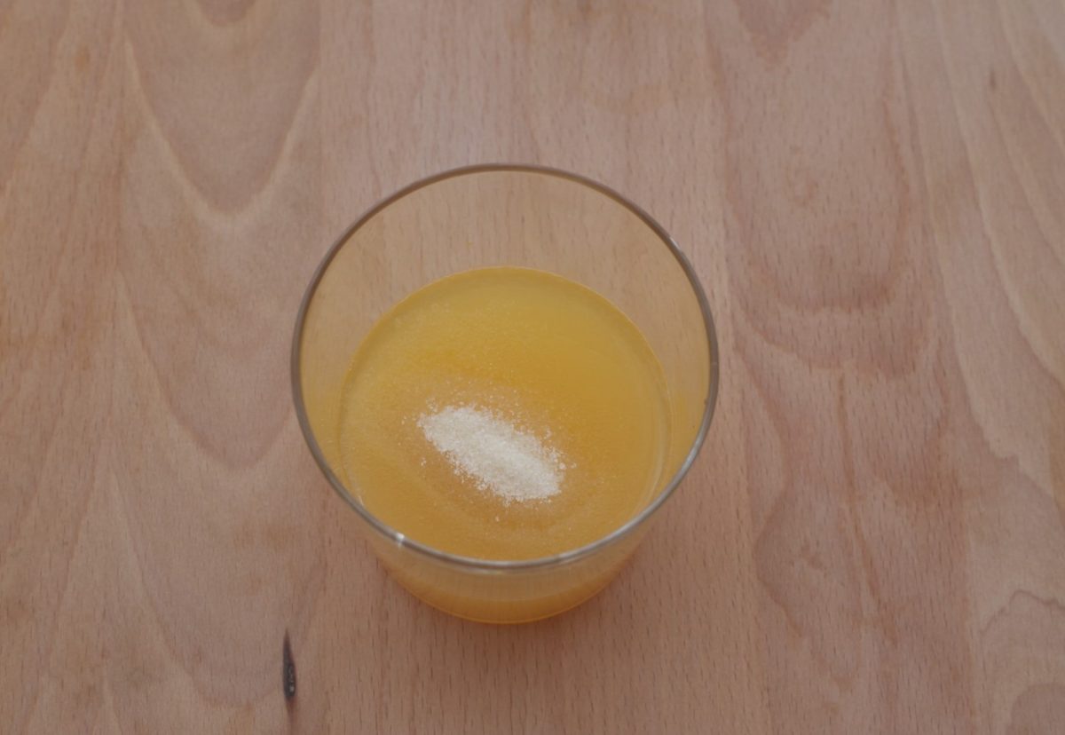Mousse de chocolate a la naranja
