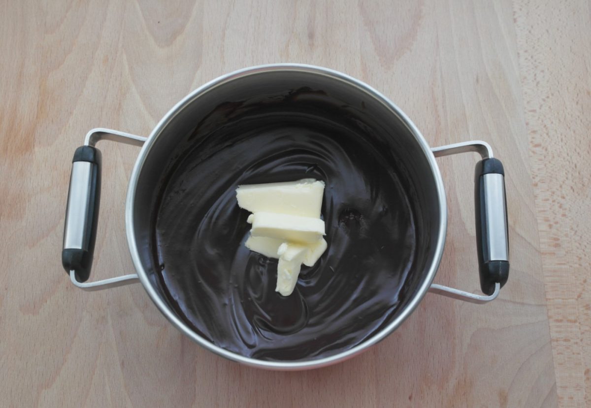 Mousse de chocolate a la naranja