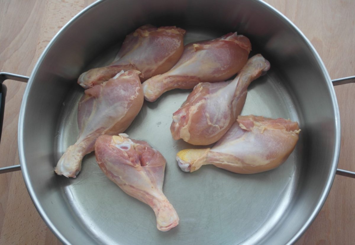 Muslos de pollo en salsa de cerveza