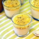 Panacota con kiwi (Panna cotta)