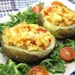 Patatas rellenas de pescado