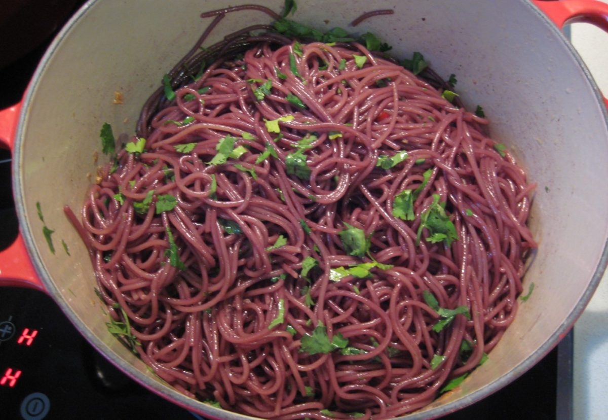 Espaguetis borrachos en vino (Spaghetti dell'Ubriacone)