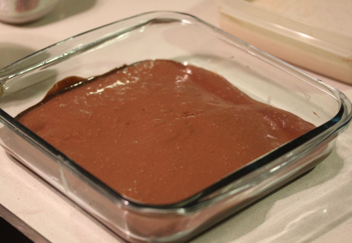 Tarta de galletas con chocolate