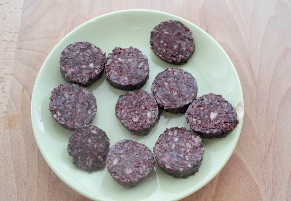 Garbanzos con morcilla