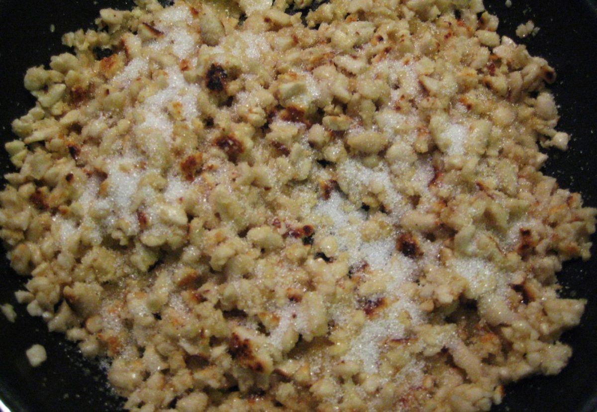Copa de yogurt con crema de turrón