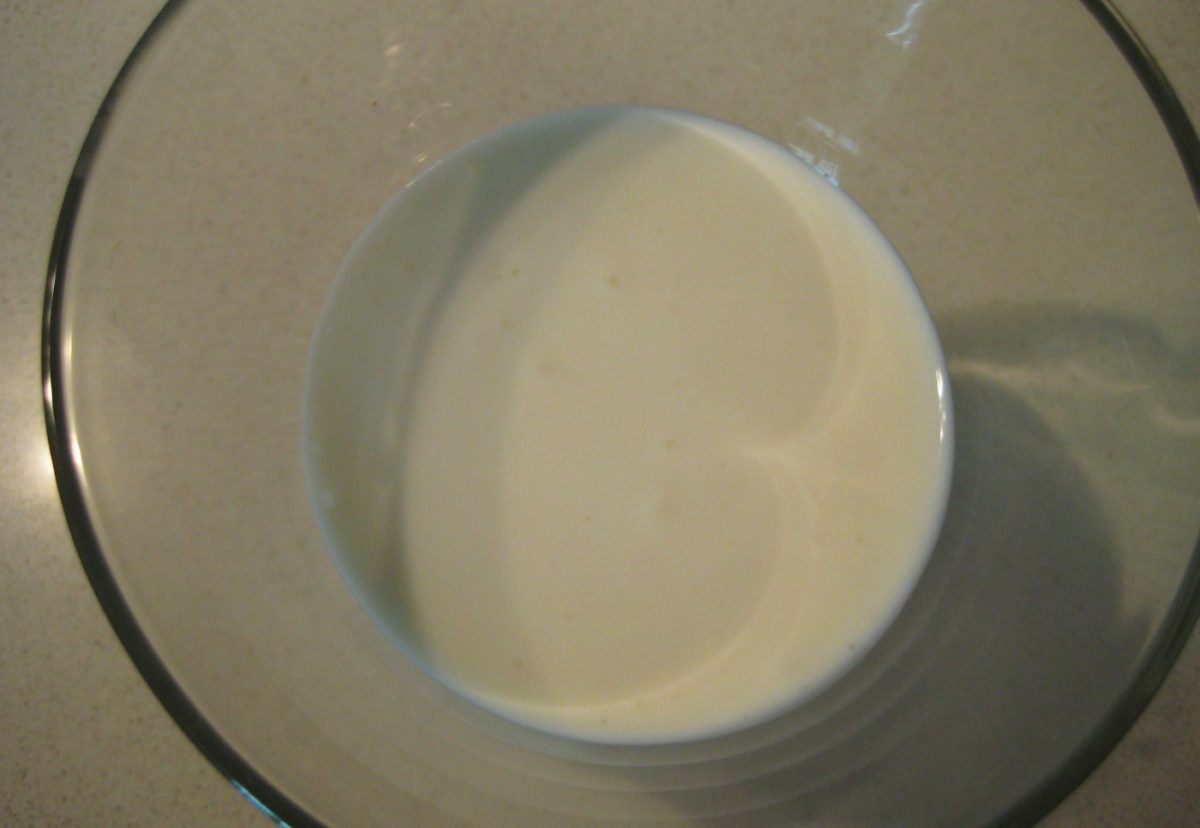 Copa de yogurt con crema de turrón