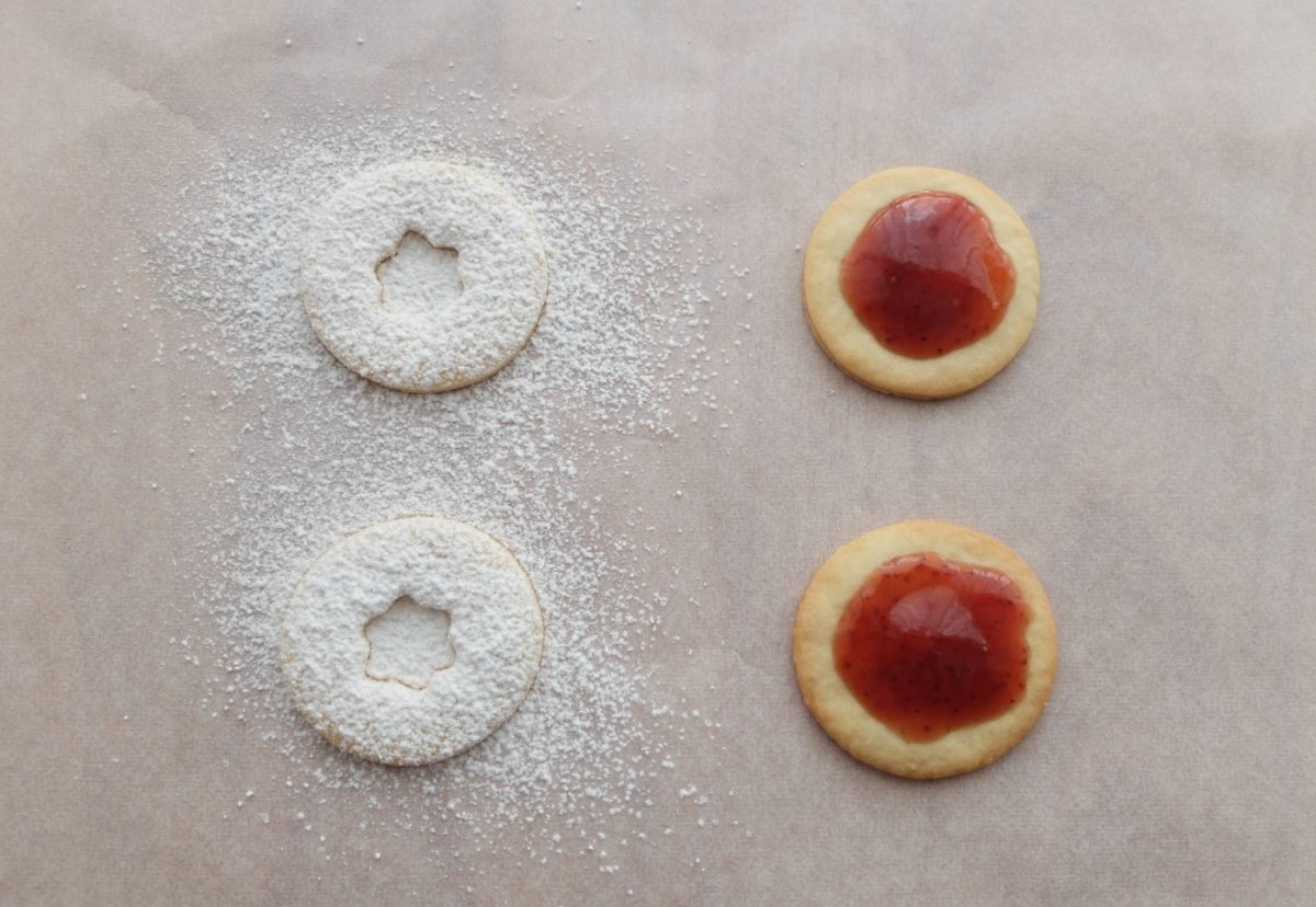 Galletas navideñas suizas. Spitzbuben