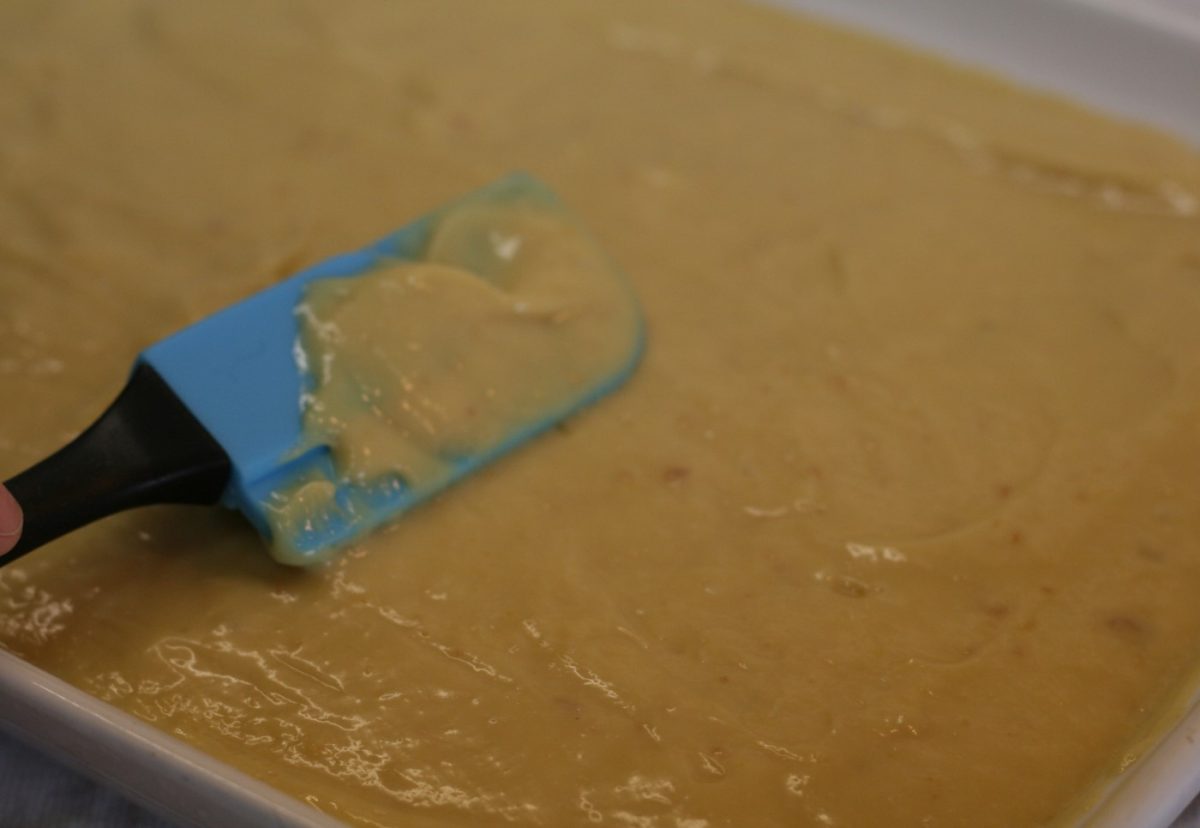 Leche frita con turrón de Jijona