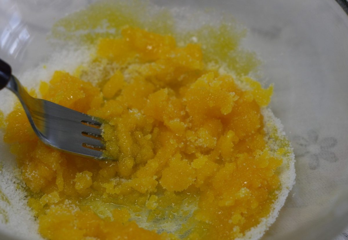 Leche frita con turrón de Jijona