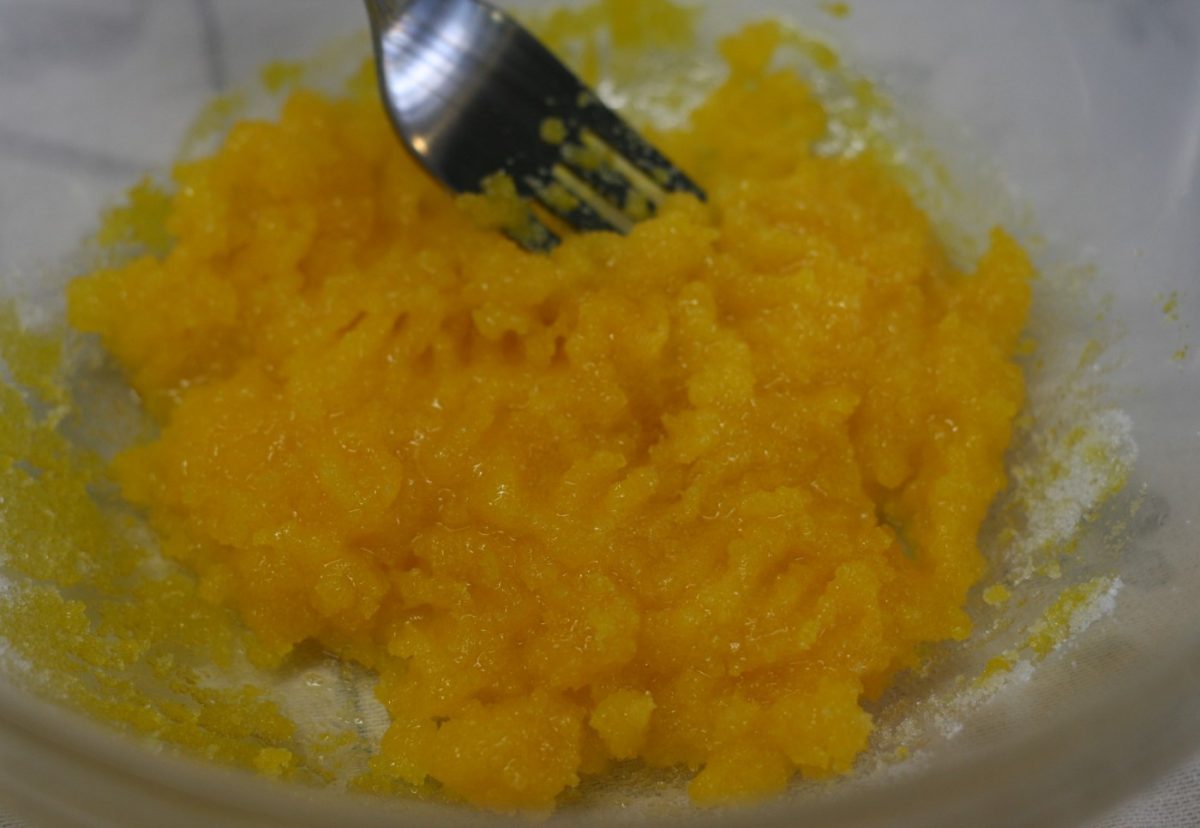 Leche frita con turrón de Jijona