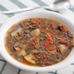 Lentejas con verduras o viudas