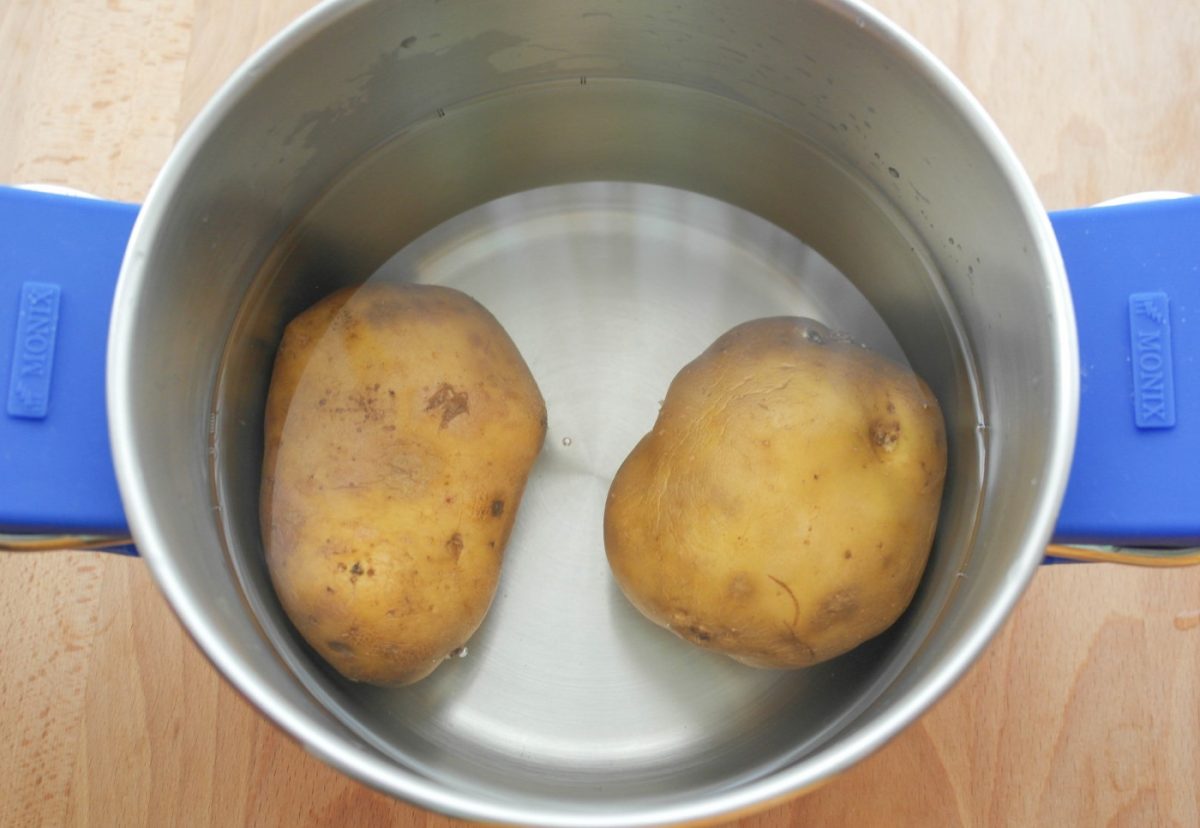 Patatas asadas rellenas