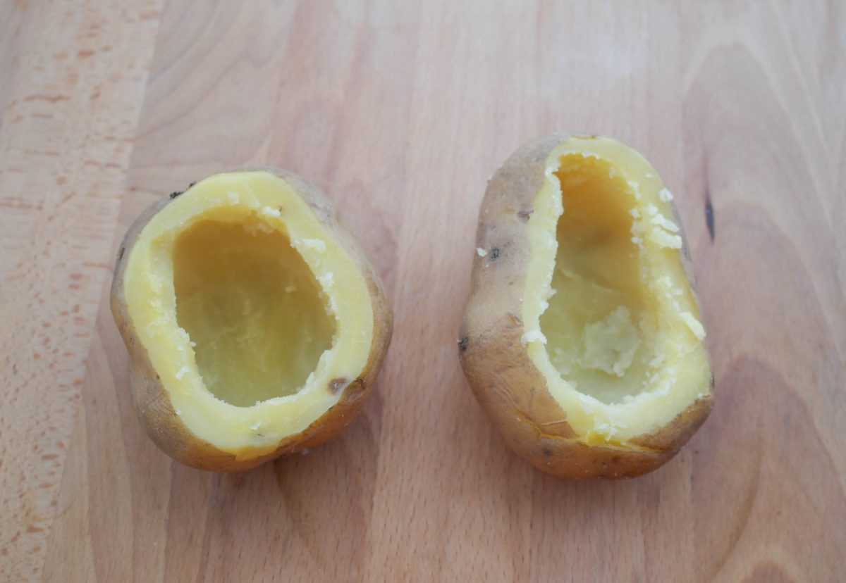 Patatas asadas rellenas