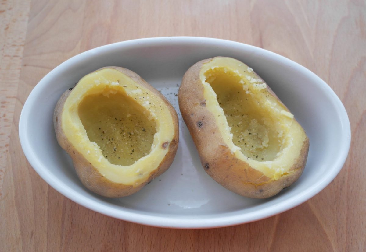 Patatas asadas rellenas