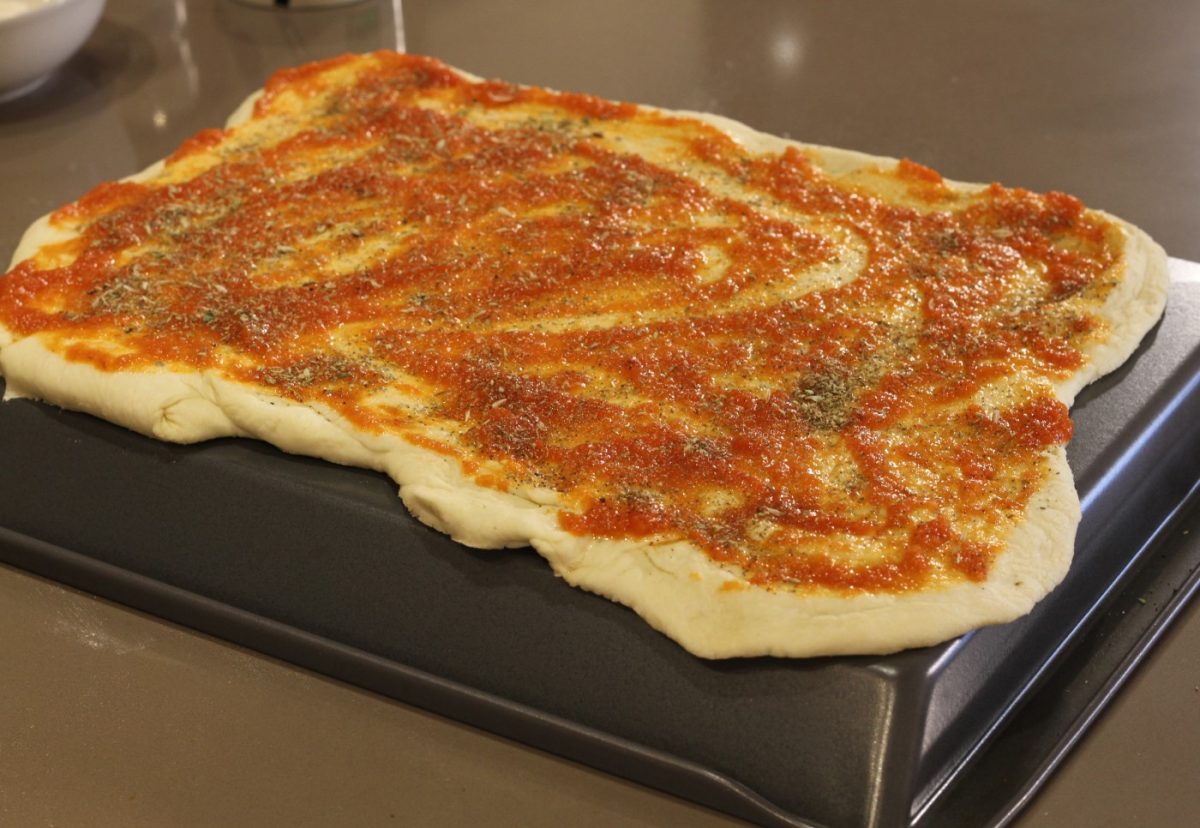 Pizza casera cuatro quesos