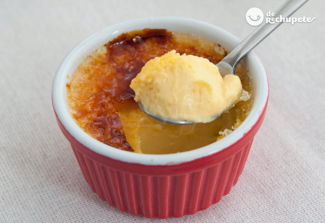 Crème brûlée. Receta tradicional francesa