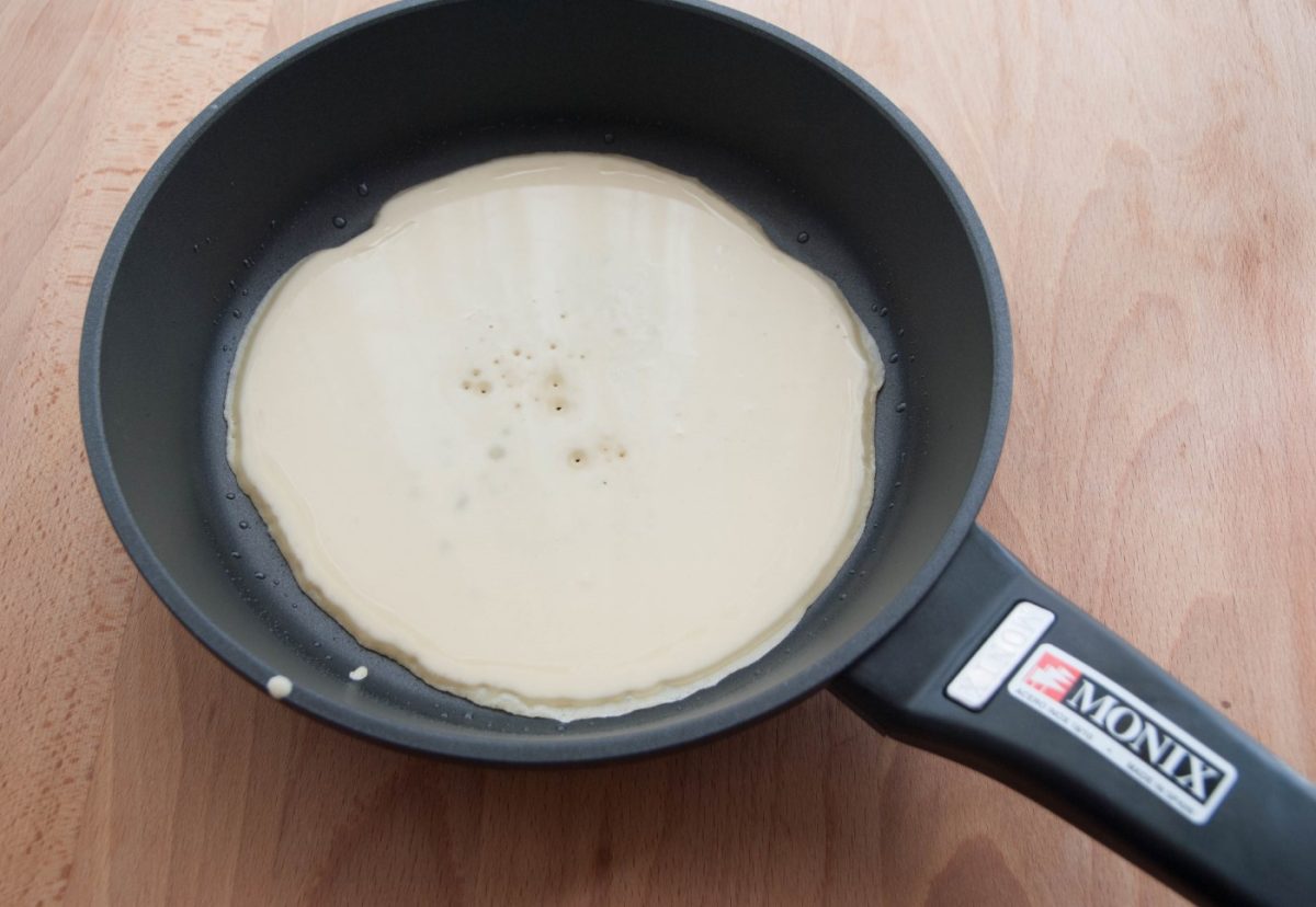 Ficelle Picarde o Crepes de jamón. Receta francesa