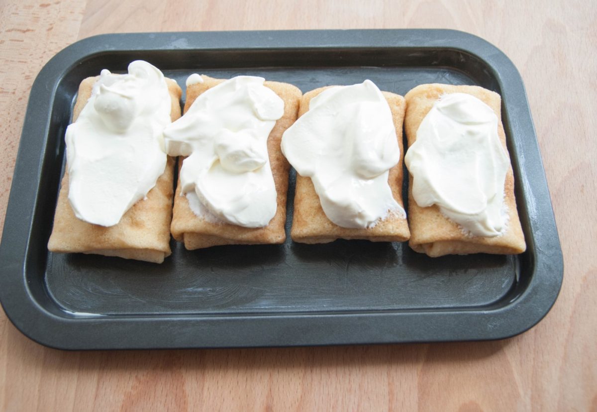 Ficelle Picarde o Crepes de jamón. Receta francesa
