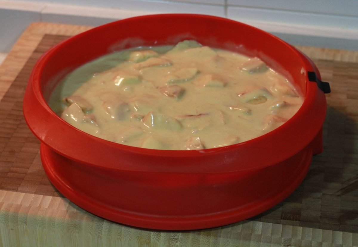Bizcocho de manzana con nueces