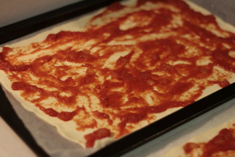 Pizza de lacón con grelos