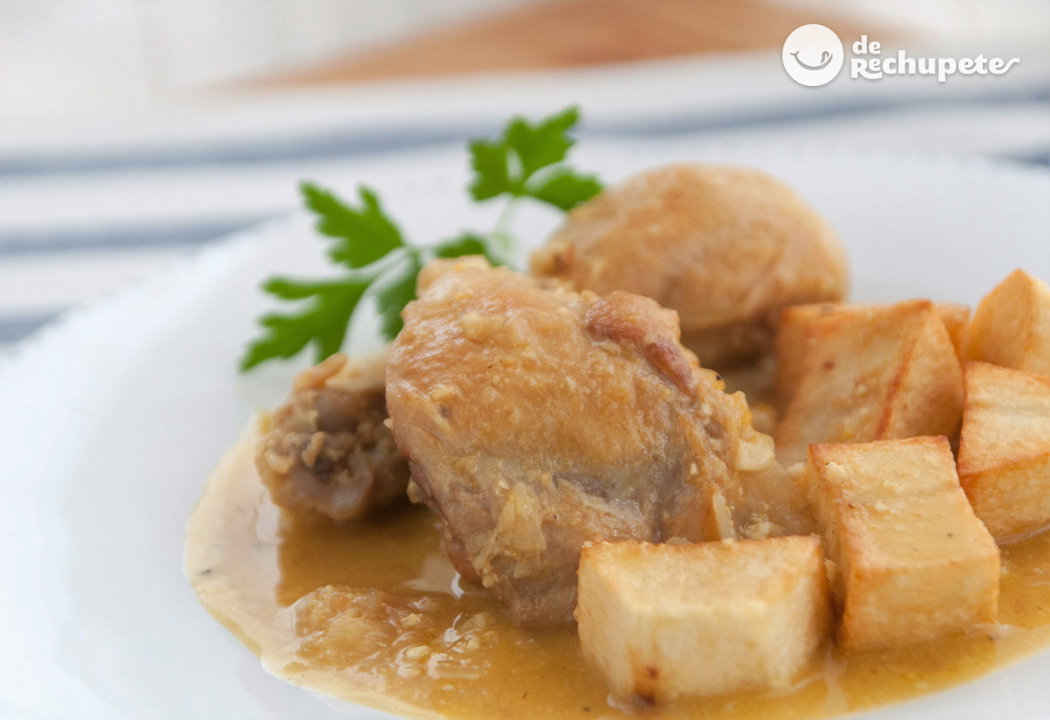 Cómo hacer pollo en pepitoria casero