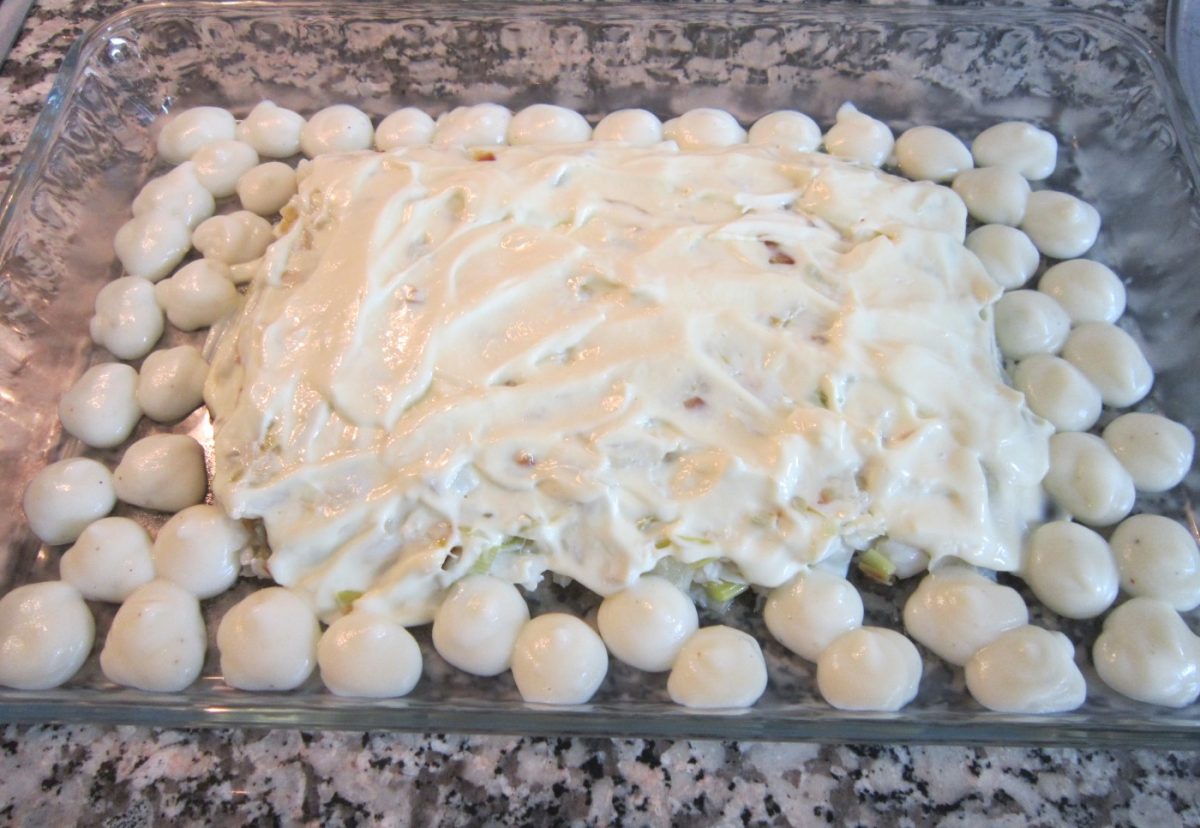 Bacalao gratinado con mayonesa (Bacalhau à Zé do Pipo)