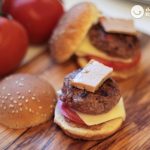 Mini hamburguesas con foie