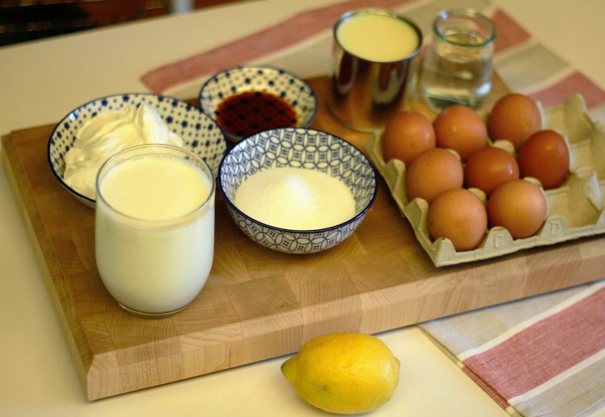 Flan de queso casero