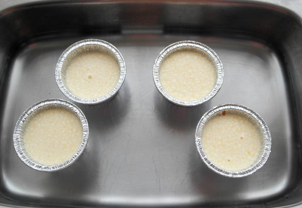 Flan de queso casero