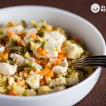 Cuscús con pollo al curry paso a paso