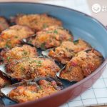 Mejillones gratinados a la panadeira. Receta gallega muy fácil