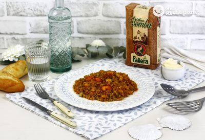 Arroz con bacalao, sencillo y muy sabroso