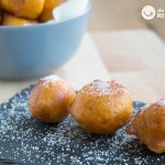 Buñuelos dulces de patata. Postre mallorquín para Todos los Santos