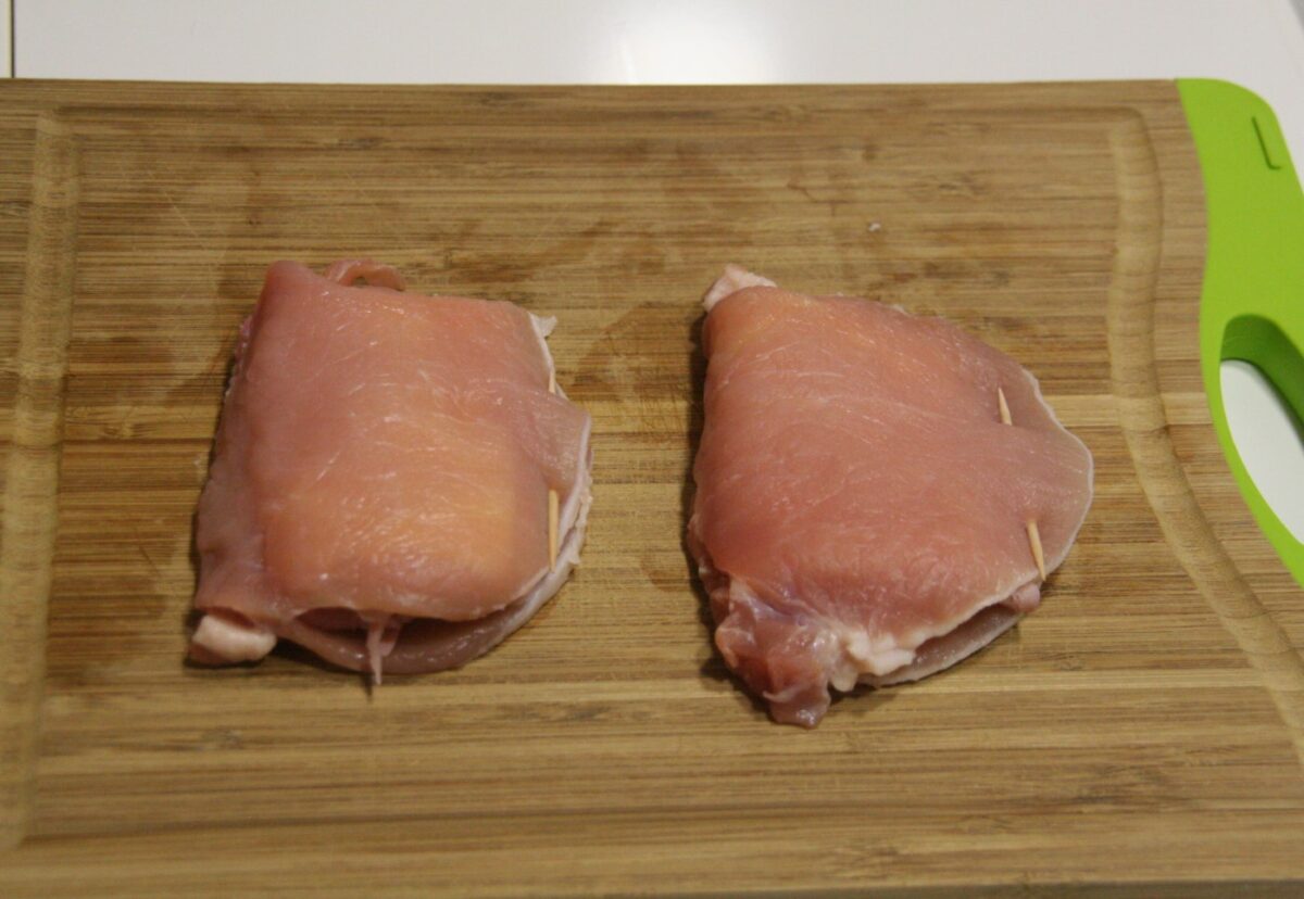 Libritos de lomo rellenos