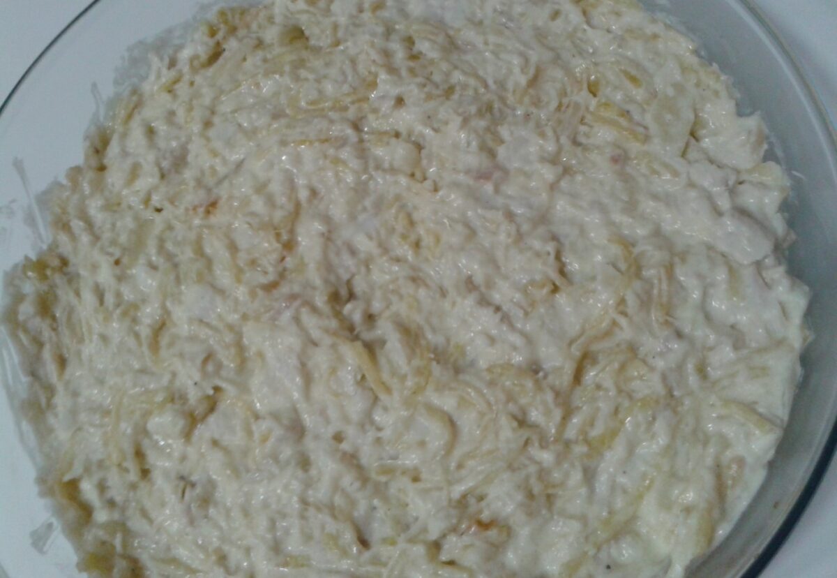 Bacalao con nata o bacalhau com natas